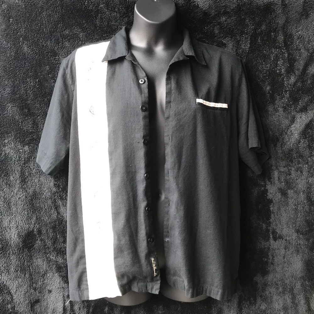 Duke Kahanamoku black and white cotton/bamboo L